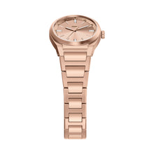 Load image into Gallery viewer, Everett Three-Hand Rose Gold-Tone Stainless Steel Watch
