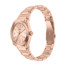 Load image into Gallery viewer, Everett Three-Hand Rose Gold-Tone Stainless Steel Watch

