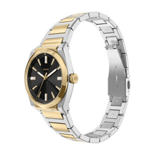 Load image into Gallery viewer, Everett Three-Hand Two-Tone Stainless Steel Watch
