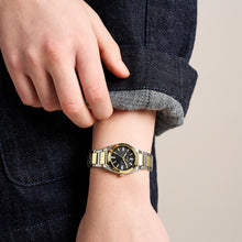 Load image into Gallery viewer, Everett Three-Hand Two-Tone Stainless Steel Watch
