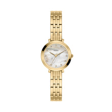 Load image into Gallery viewer, Jacqueline Three-Hand Gold-Tone Stainless Steel Watch
