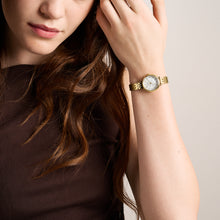 Load image into Gallery viewer, Jacqueline Three-Hand Gold-Tone Stainless Steel Watch
