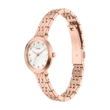 Load image into Gallery viewer, Jacqueline Three-Hand Rose Gold-Tone Stainless Steel Watch

