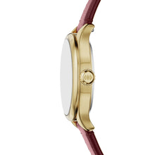 Load image into Gallery viewer, Gilmore 28mm Three-Hand Red Leather Watch
