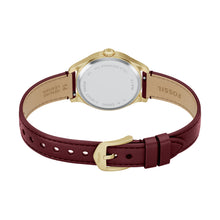 Load image into Gallery viewer, Gilmore 28mm Three-Hand Red Leather Watch
