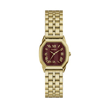 Load image into Gallery viewer, Harlow 27mm Three-Hand Gold-Tone Stainless Steel Watch
