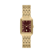 Load image into Gallery viewer, Raquel 23mm Three-Hand Date Gold-Tone Stainless Steel Watch
