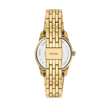Load image into Gallery viewer, Scarlette 34mm Three-Hand Day-Date Gold-Tone Stainless Steel Watch
