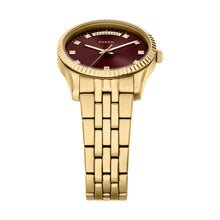 Load image into Gallery viewer, Scarlette 34mm Three-Hand Day-Date Gold-Tone Stainless Steel Watch
