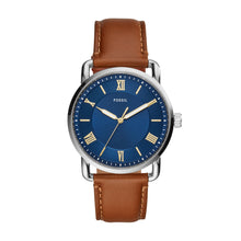 Load image into Gallery viewer, Copeland 42mm Three-Hand Luggage Leather Watch
