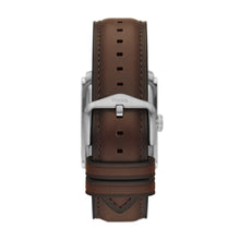 Load image into Gallery viewer, Carraway Three-Hand Brown Leather Watch
