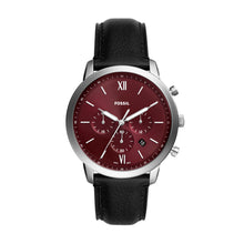 Load image into Gallery viewer, Neutra Chronograph Black LiteHide™ Leather Watch
