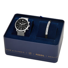 Load image into Gallery viewer, Neutra Chronograph Stainless Steel Mesh Watch and Bracelet Box Set
