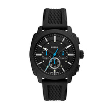 Load image into Gallery viewer, Machine Chronograph Black Silicone Watch
