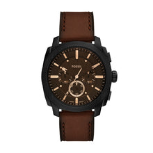 Load image into Gallery viewer, Machine Chronograph Brown Leather Watch
