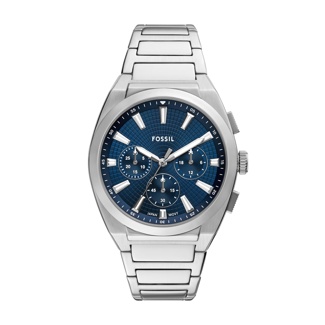 Everett 44mm Chronograph Stainless Steel Watch