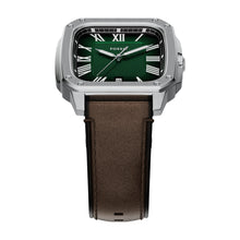 Load image into Gallery viewer, Crosby Three-Hand Brown Leather Watch
