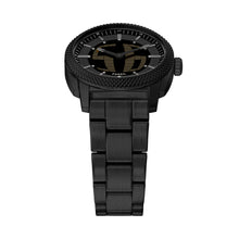 Load image into Gallery viewer, Machine Big Tic Black Stainless Steel Watch
