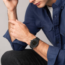 Load image into Gallery viewer, Machine Big Tic Black Stainless Steel Watch
