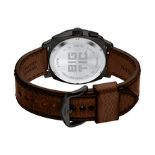 Load image into Gallery viewer, Machine Big Tic Brown Leather Watch
