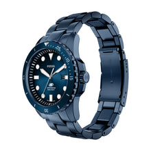Load image into Gallery viewer, Fossil Blue Dive Three-Hand Navy Stainless Steel Watch
