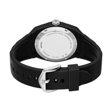 Load image into Gallery viewer, Everett Three-Hand Black Silicone Watch
