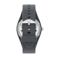 Load image into Gallery viewer, Everett Three-Hand Gray Silicone Watch
