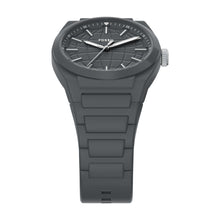 Load image into Gallery viewer, Everett Three-Hand Gray Silicone Watch
