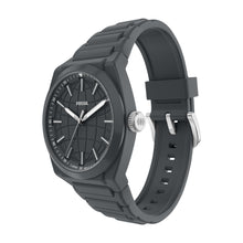 Load image into Gallery viewer, Everett Three-Hand Gray Silicone Watch
