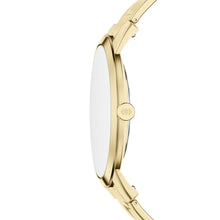 Load image into Gallery viewer, Minimalist Three-Hand Gold-Tone Stainless Steel Watch
