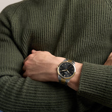 Load image into Gallery viewer, Minimalist Three-Hand Two-Tone Stainless Steel Watch
