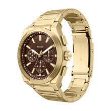 Load image into Gallery viewer, Everett 44mm Chronograph Gold-Tone Stainless Steel Watch
