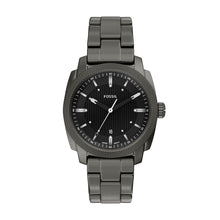 Load image into Gallery viewer, Machine 41mm Three-Hand Date Smoke Stainless Steel Watch
