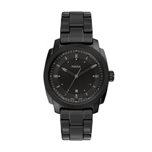 Load image into Gallery viewer, Machine 41mm Three-Hand Date Black Stainless Steel Watch

