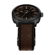 Load image into Gallery viewer, Machine 41mm Three-Hand Date Brown Leather Watch
