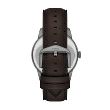Load image into Gallery viewer, Townsman Big Tic 42mm Gunmetal Brown Leather Watch
