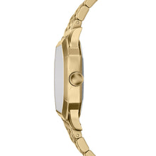 Load image into Gallery viewer, Harlow 33mm Three-Hand Gold-Tone Stainless Steel Watch
