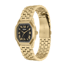 Load image into Gallery viewer, Harlow 33mm Three-Hand Gold-Tone Stainless Steel Watch
