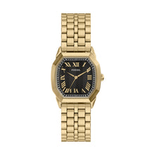 Load image into Gallery viewer, Harlow 33mm Three-Hand Gold-Tone Stainless Steel Watch
