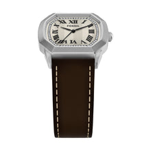 Load image into Gallery viewer, Harlow 33mm Three-Hand Brown Leather Watch
