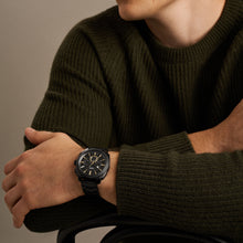 Load image into Gallery viewer, Fossil Machine Black Chronograph Watch FS6222
