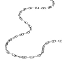 Load image into Gallery viewer, Heritage D-Link Silver-Tone Brass Chain Necklace
