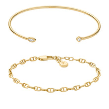Load image into Gallery viewer, Heritage Gold-Tone Brass Bracelet Gift Set
