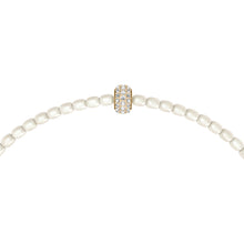 Load image into Gallery viewer, Sutton Mini Moments White Acrylic Pearl Beaded Rondelle Bracelet
