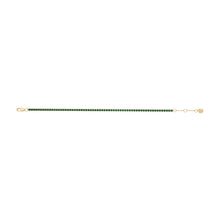 Load image into Gallery viewer, Ellis Pavé Glitz Gold-Tone Brass Tennis Chain Bracelet
