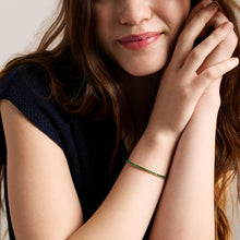 Load image into Gallery viewer, Ellis Pavé Glitz Gold-Tone Brass Tennis Chain Bracelet
