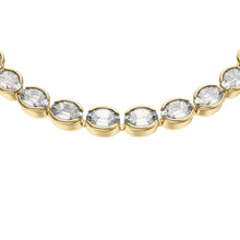 Load image into Gallery viewer, Ellis Pavé Glitz Gold-Tone Brass Tennis Chain Bracelet
