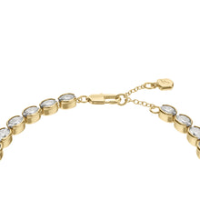 Load image into Gallery viewer, Ellis Pavé Glitz Gold-Tone Brass Tennis Chain Bracelet
