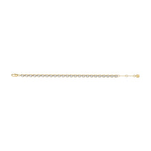 Load image into Gallery viewer, Ellis Pavé Glitz Gold-Tone Brass Tennis Chain Bracelet
