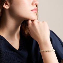 Load image into Gallery viewer, Ellis Pavé Glitz Gold-Tone Brass Tennis Chain Bracelet
